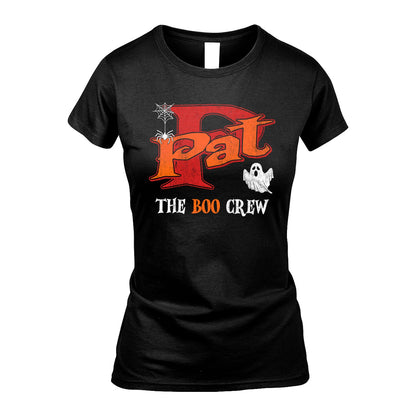 The Boo Crew Halloween Custom Name Shirt PAT M1-22