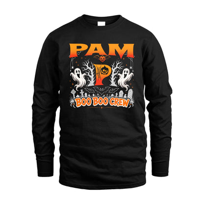 Boo Boo Crew Halloween Custom Name Shirt PAM M1-28