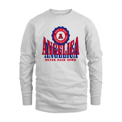 Your Name Never Back Down Shirt ANGELICA M1-33