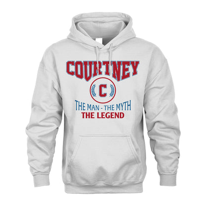 The Man The Myth The Legend Jet Style Shirt COURTNEY M1-9