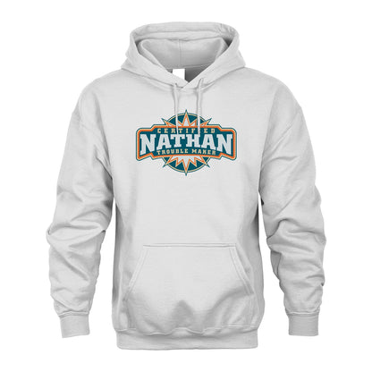 Certified Your Name Trouble Maker Shirt NATHAN M1-36