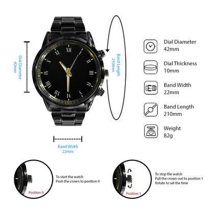 Golden King Lion Watch STEVE M1-W3