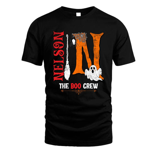 The Boo Crew Halloween With Your Name Shirt NELSON M1-23