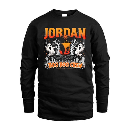 Boo Boo Crew Halloween Custom Name Shirt JORDAN M1-28
