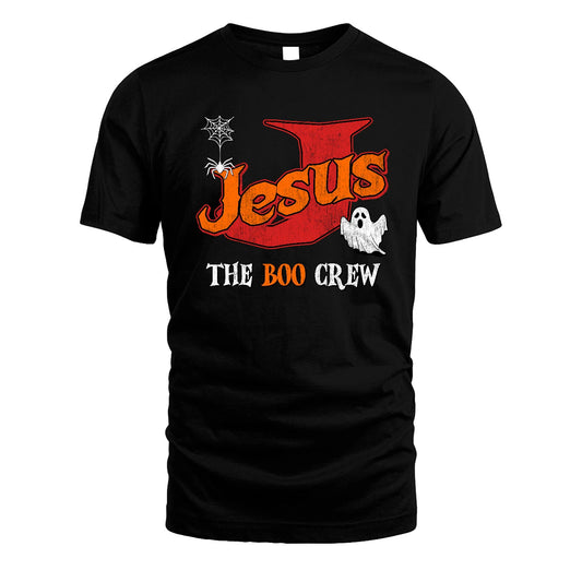 The Boo Crew Halloween Custom Name Shirt JESUS M1-22