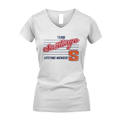 Team Your Name Lifetime Member Vintage Shirt SANTIAGO M1-24