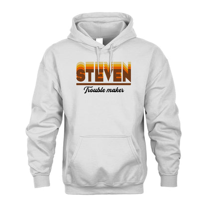 Your Name Trouble Maker Funny Shirt STEVEN M1-34