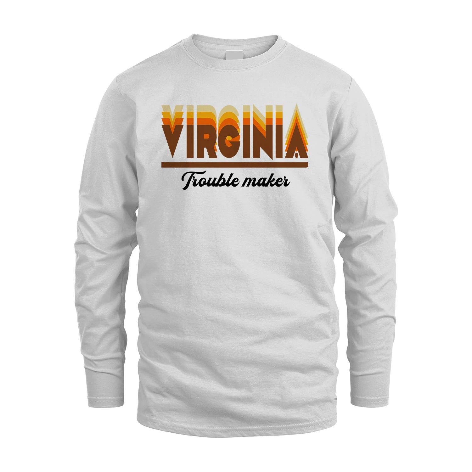 Your Name Trouble Maker Funny Shirt VIRGINIA M1-34