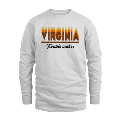 Your Name Trouble Maker Funny Shirt VIRGINIA M1-34