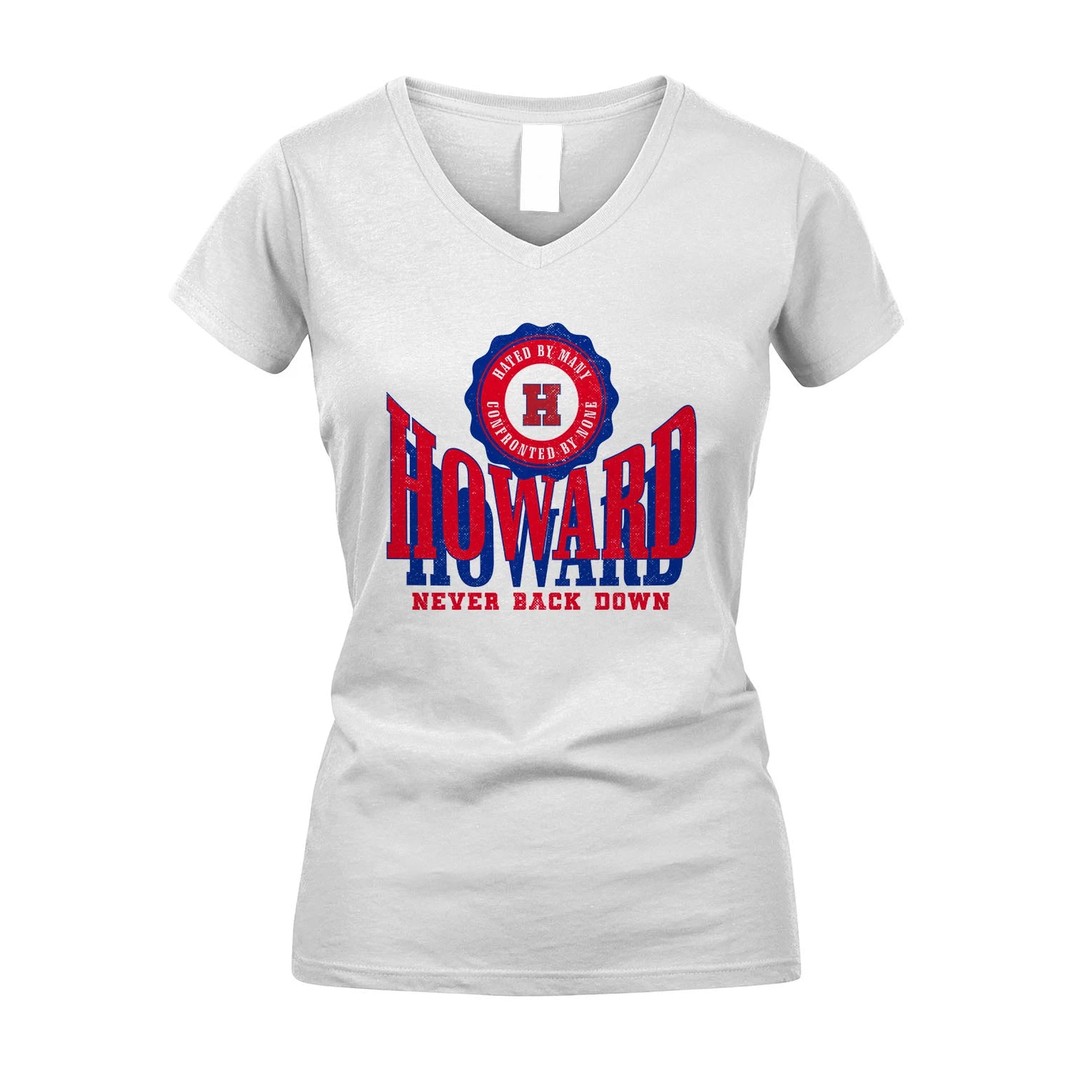 Your Name Never Back Down Shirt HOWARD M1-33