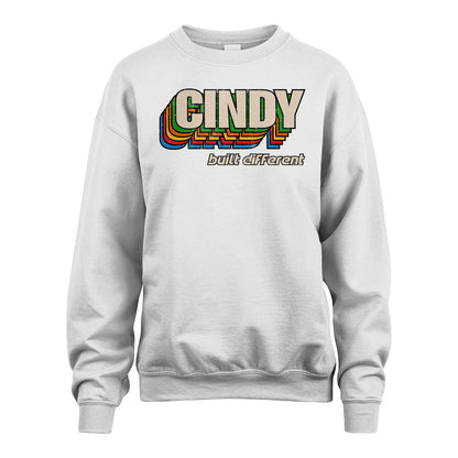 Your Name Built Different Retro Shirt CINDY M1-26