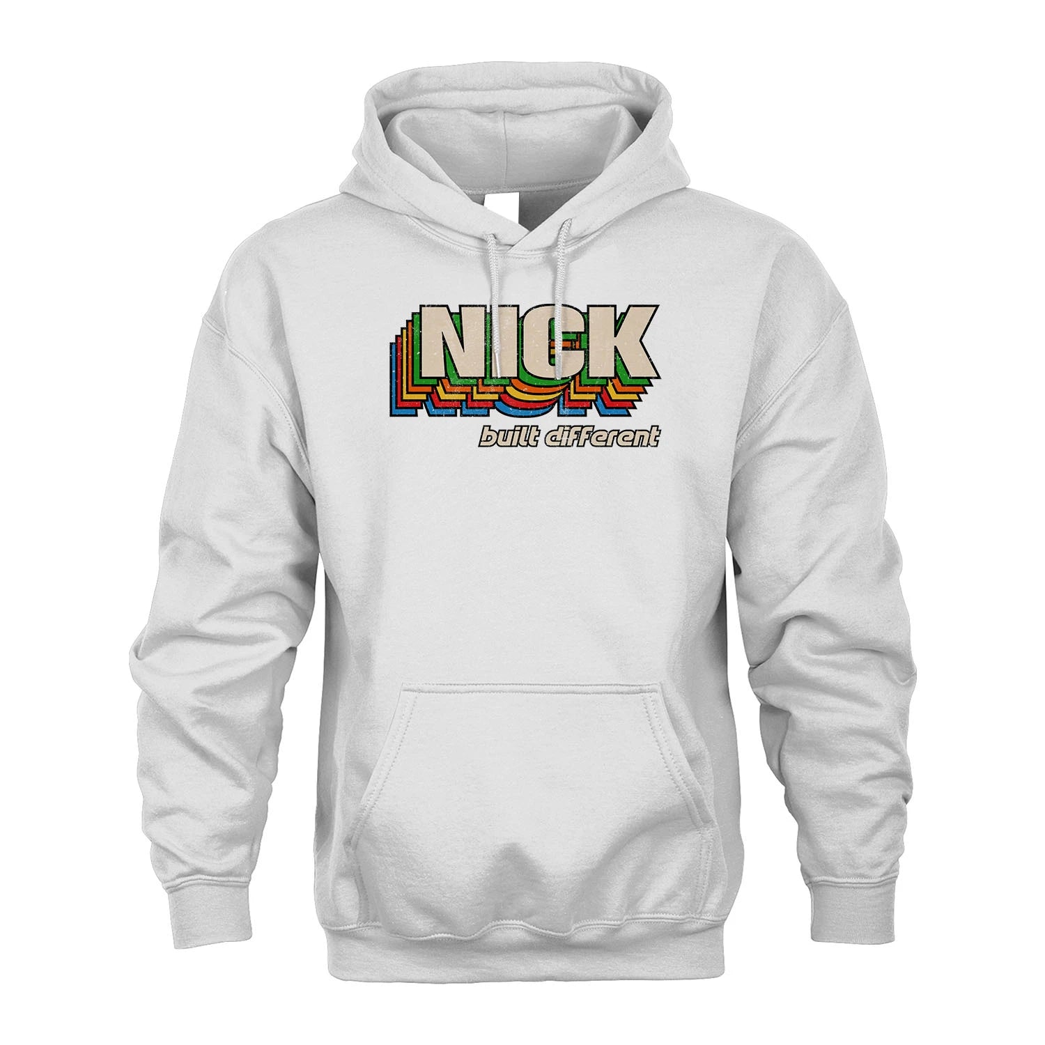 Your Name Built Different Retro Shirt NICK M1-26