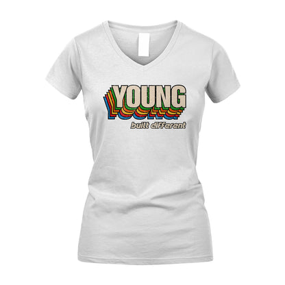 Your Name Built Different Retro Shirt YOUNG M1-26