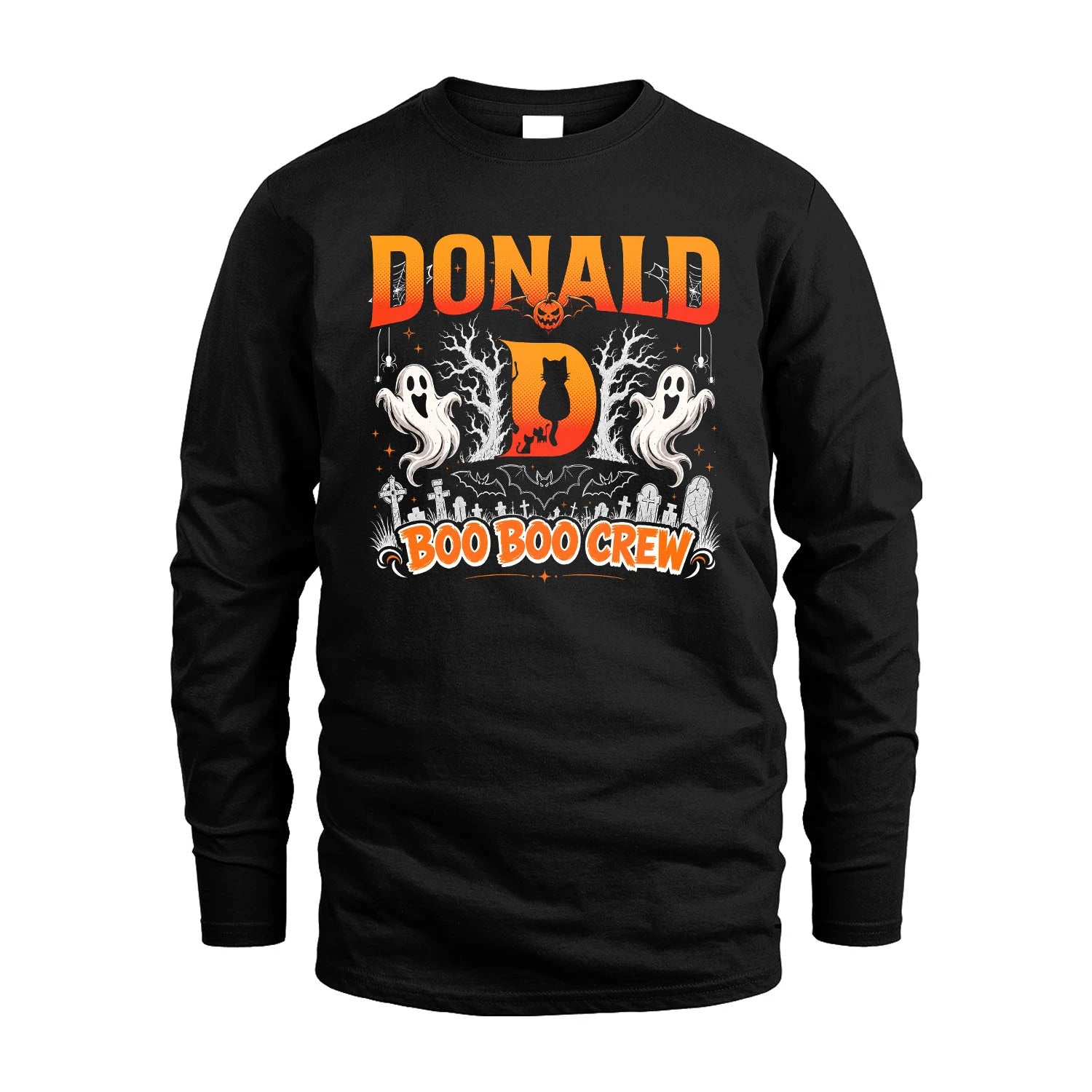 Boo Boo Crew Halloween Custom Name Shirt DONALD M1-28