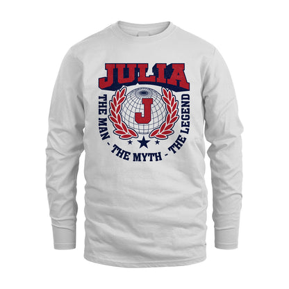 The Man The Myth The Legend Logo Shirt JULIA M1-30