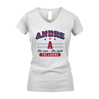 The Man The Myth The Legend With Your Name Shirt ANDRE M1-35