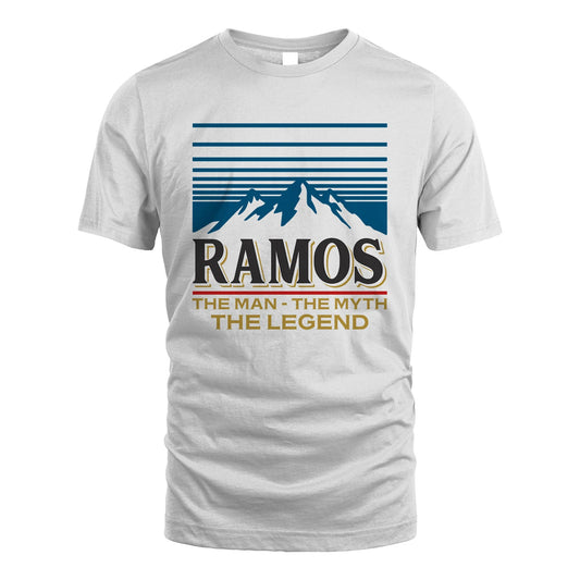 The Man The Myth The Legend Vintage Mountain Shirt RAMOS M1-19