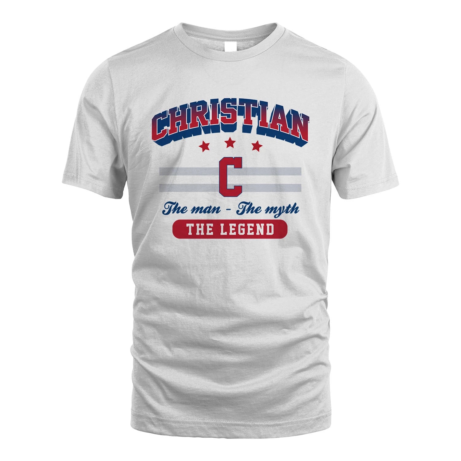 The Man The Myth The Legend With Your Name Shirt CHRISTIAN M1-35