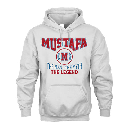 The Man The Myth The Legend Jet Style Shirt MUSTAFA M1-9