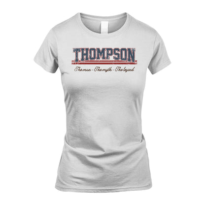 The Man The Myth The Legend Vintage Shirt THOMPSON M1-6