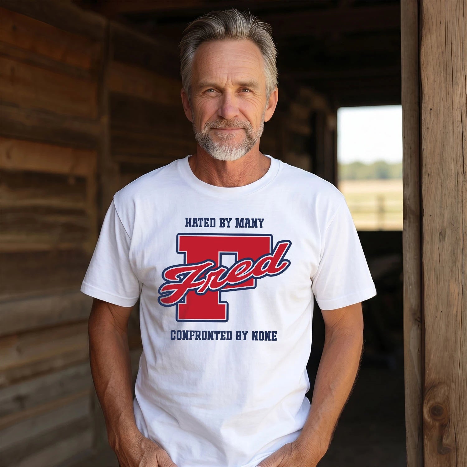 Hated By Many Confronted By None Personalized Name Shirt FRED M1-8