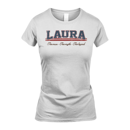The Man The Myth The Legend Vintage Shirt LAURA M1-6