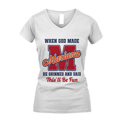 God Made Your Name Custom Shirt MARIANA M1-16