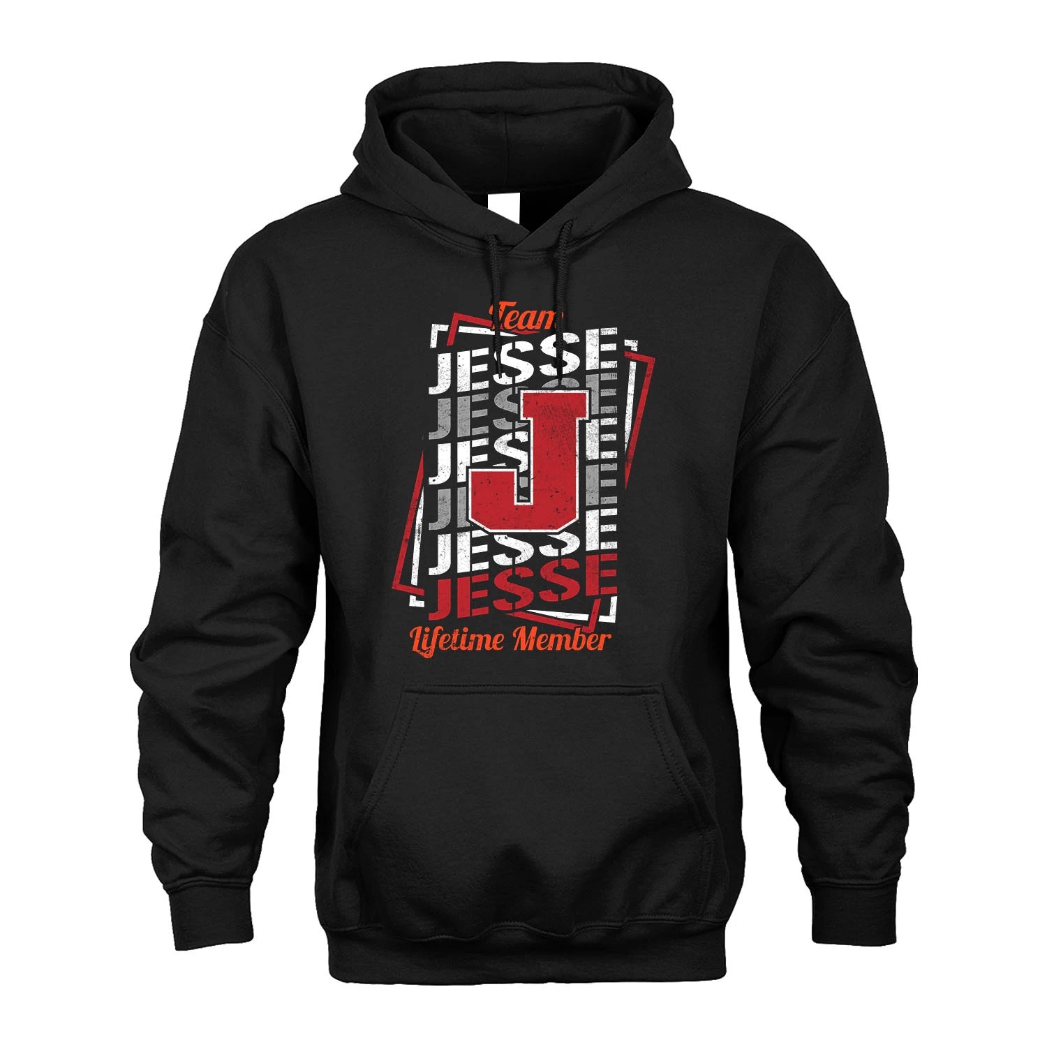 Team Your Name Lifetime Member Sporty Shirt JESSE M1-25