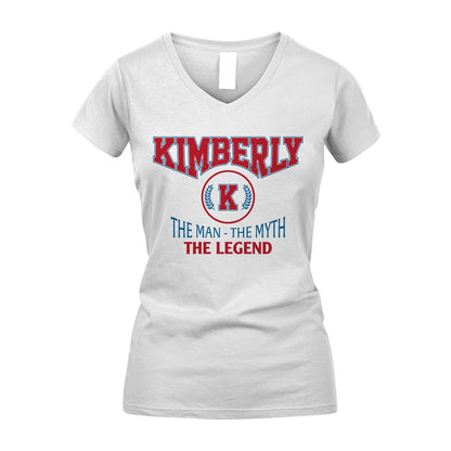 The Man The Myth The Legend Jet Style Shirt KIMBERLY M1-9