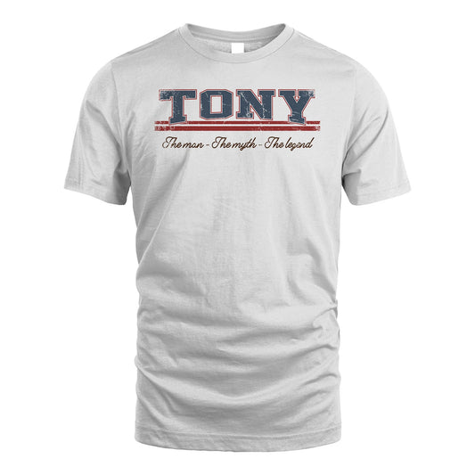The Man The Myth The Legend Vintage Shirt TONY M1-6