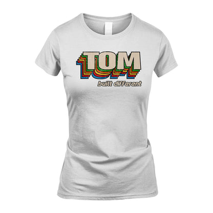 Your Name Built Different Retro Shirt TOM M1-26