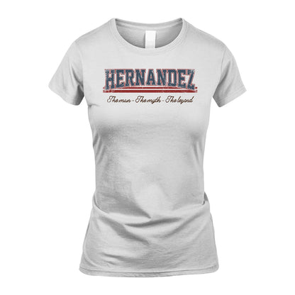 The Man The Myth The Legend Vintage Shirt HERNANDEZ M1-6