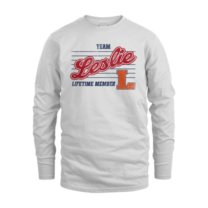 Team Your Name Lifetime Member Vintage Shirt LESLIE M1-24