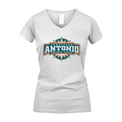Certified Your Name Trouble Maker Shirt ANTONIO M1-36