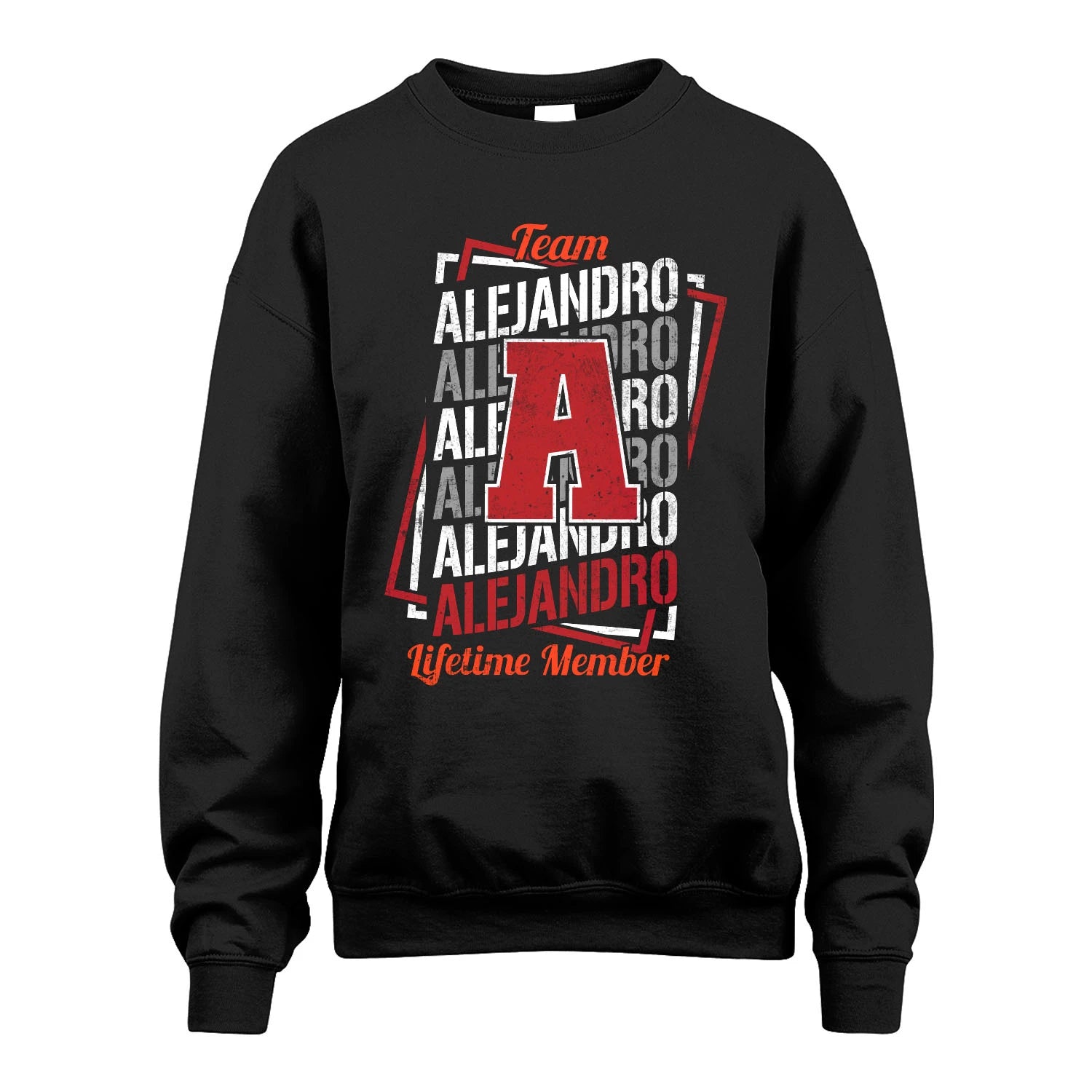 Team Your Name Lifetime Member Sporty Shirt ALEJANDRO M1-25