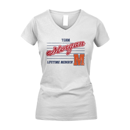 Team Your Name Lifetime Member Vintage Shirt MORGAN M1-24