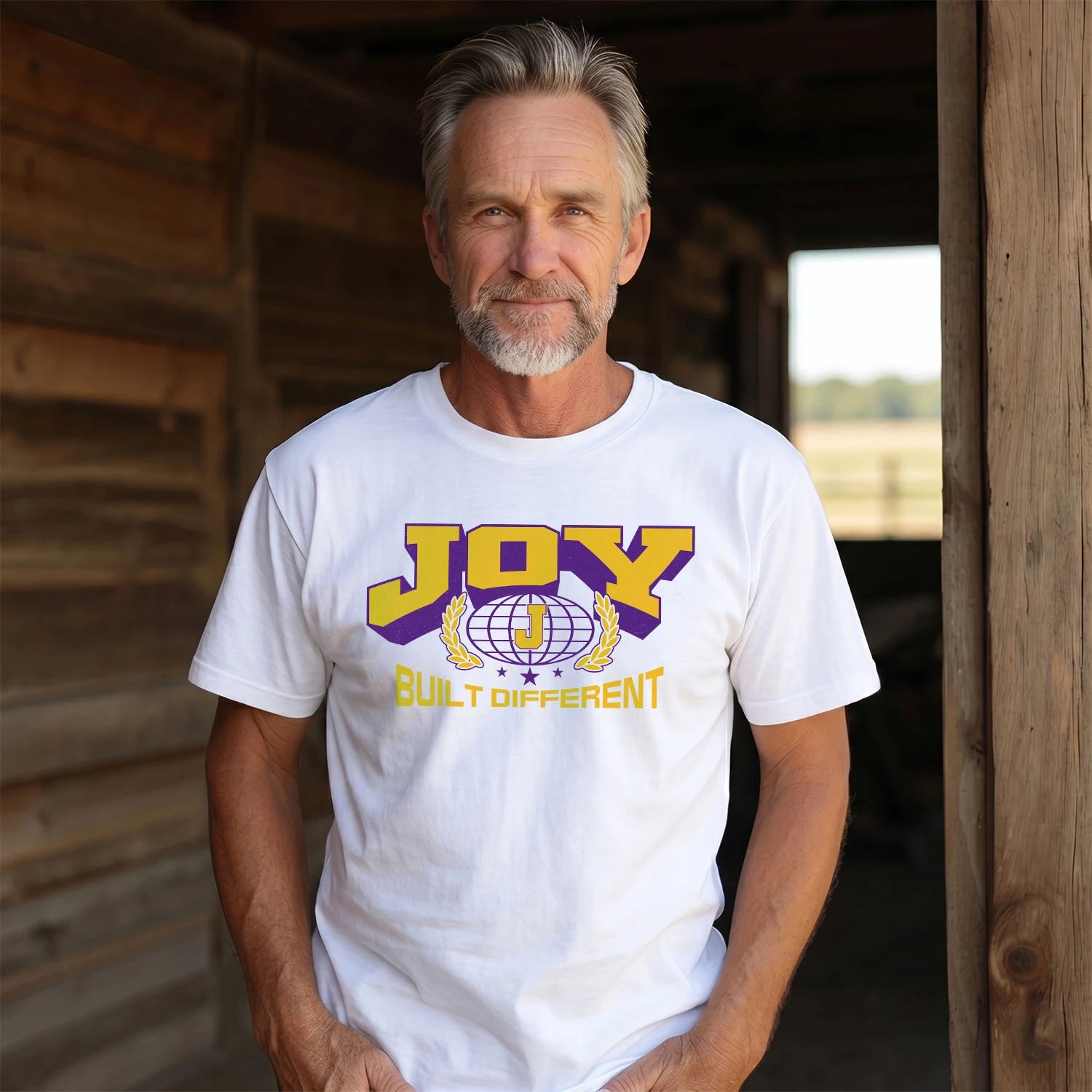 Your Name Built Different Sporty Shirt JOY M1-32