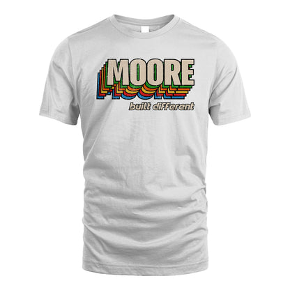 Your Name Built Different Retro Shirt MOORE M1-26