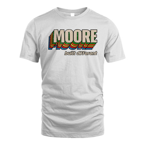 Your Name Built Different Retro Shirt MOORE M1-26