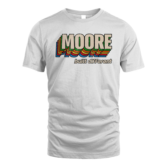 Your Name Built Different Retro Shirt MOORE M1-26