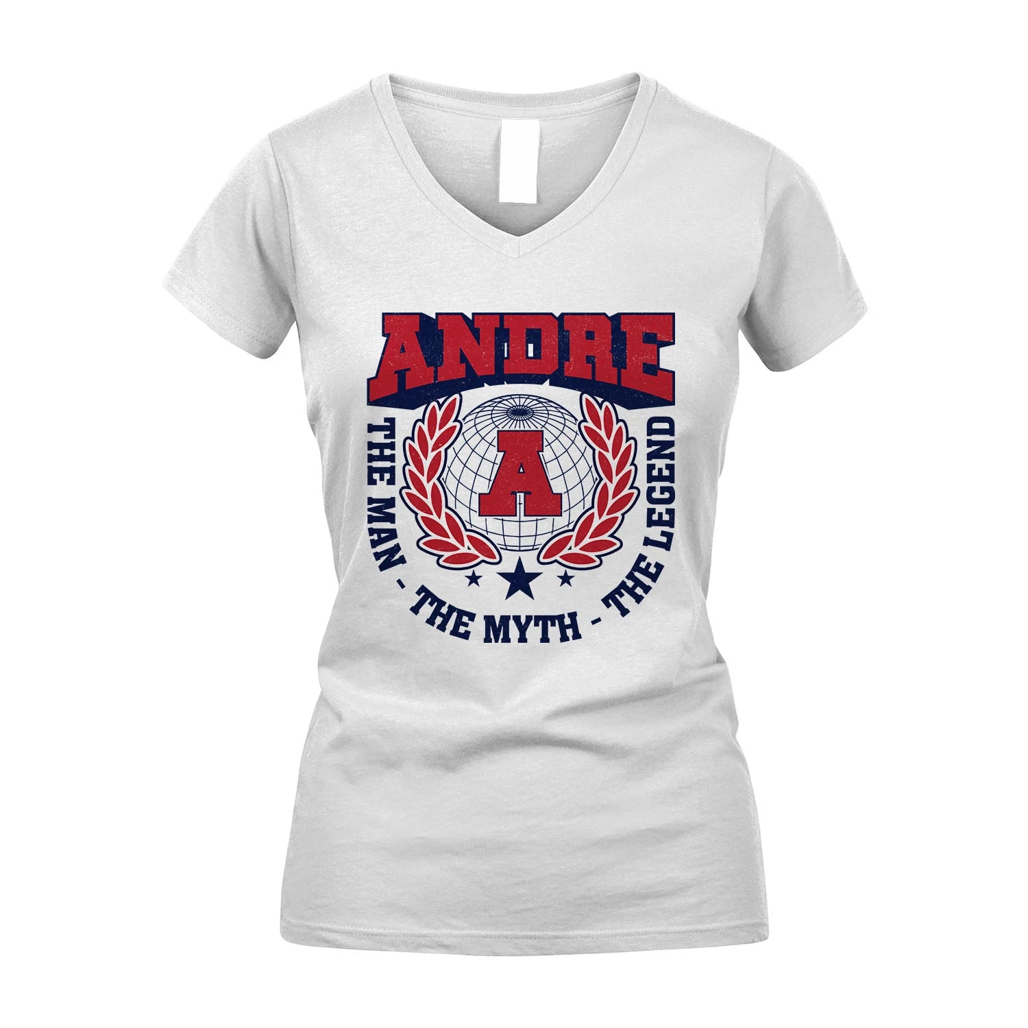 The Man The Myth The Legend Logo Shirt ANDRE M1-30