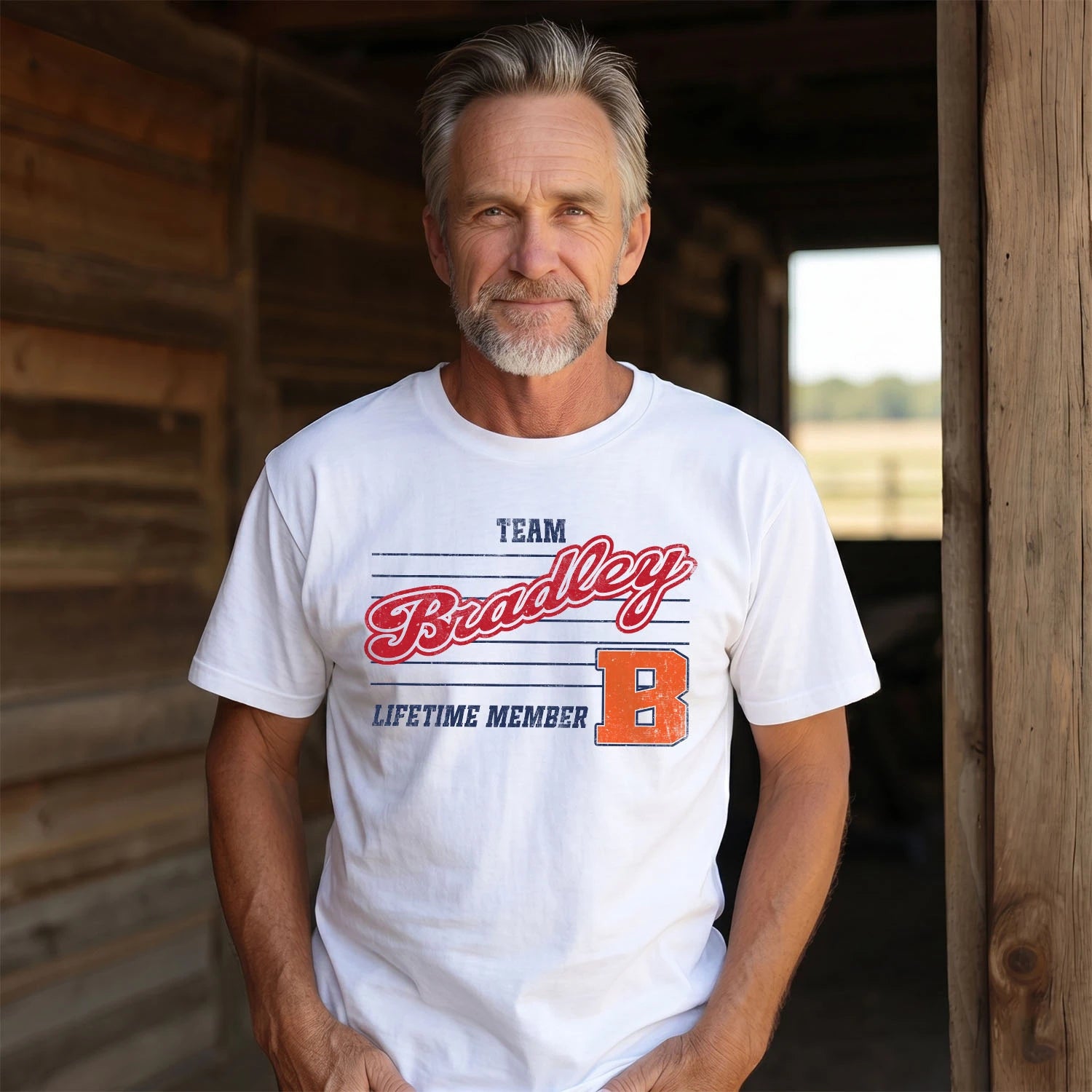 Team Your Name Lifetime Member Vintage Shirt BRADLEY M1-24
