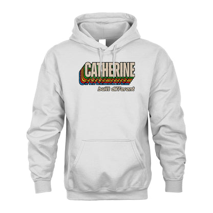 Your Name Built Different Retro Shirt CATHERINE M1-26
