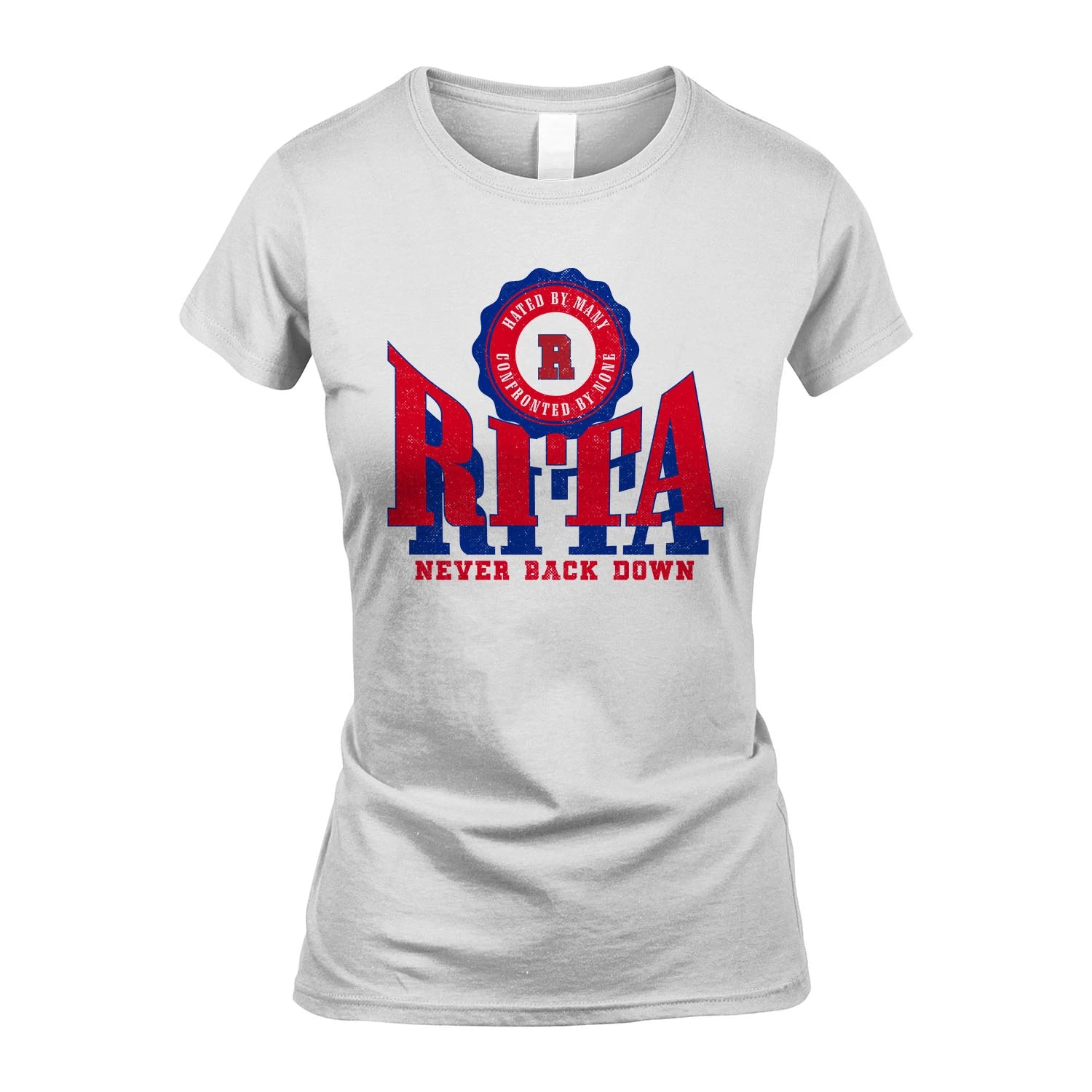 Your Name Never Back Down Shirt RITA M1-33