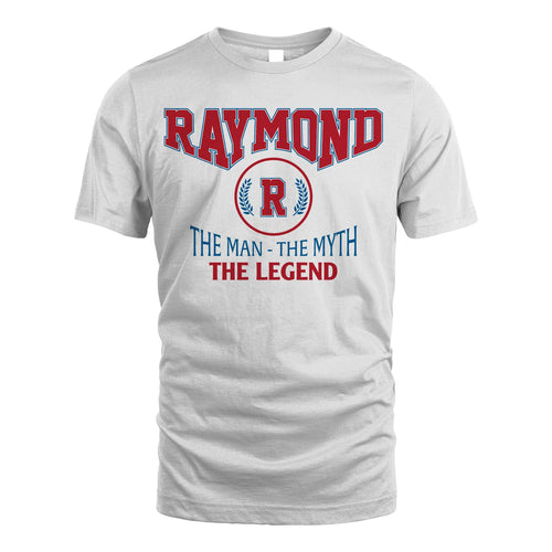 The Man The Myth The Legend Jet Style Shirt RAYMOND M1-9