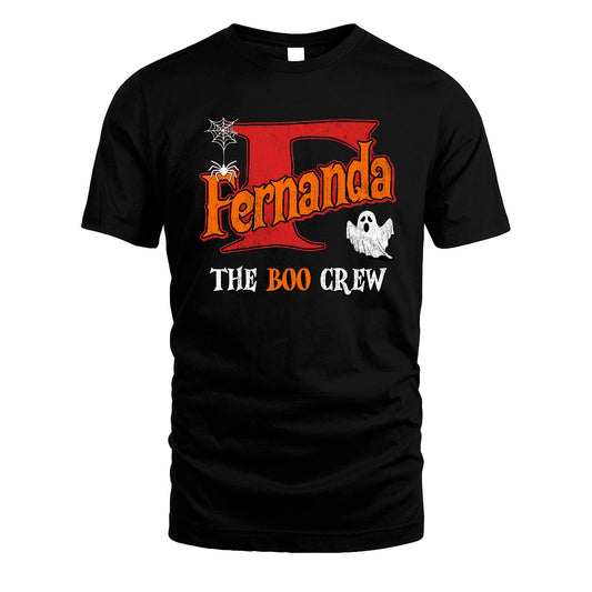 The Boo Crew Halloween Custom Name Shirt FERNANDA M1-22