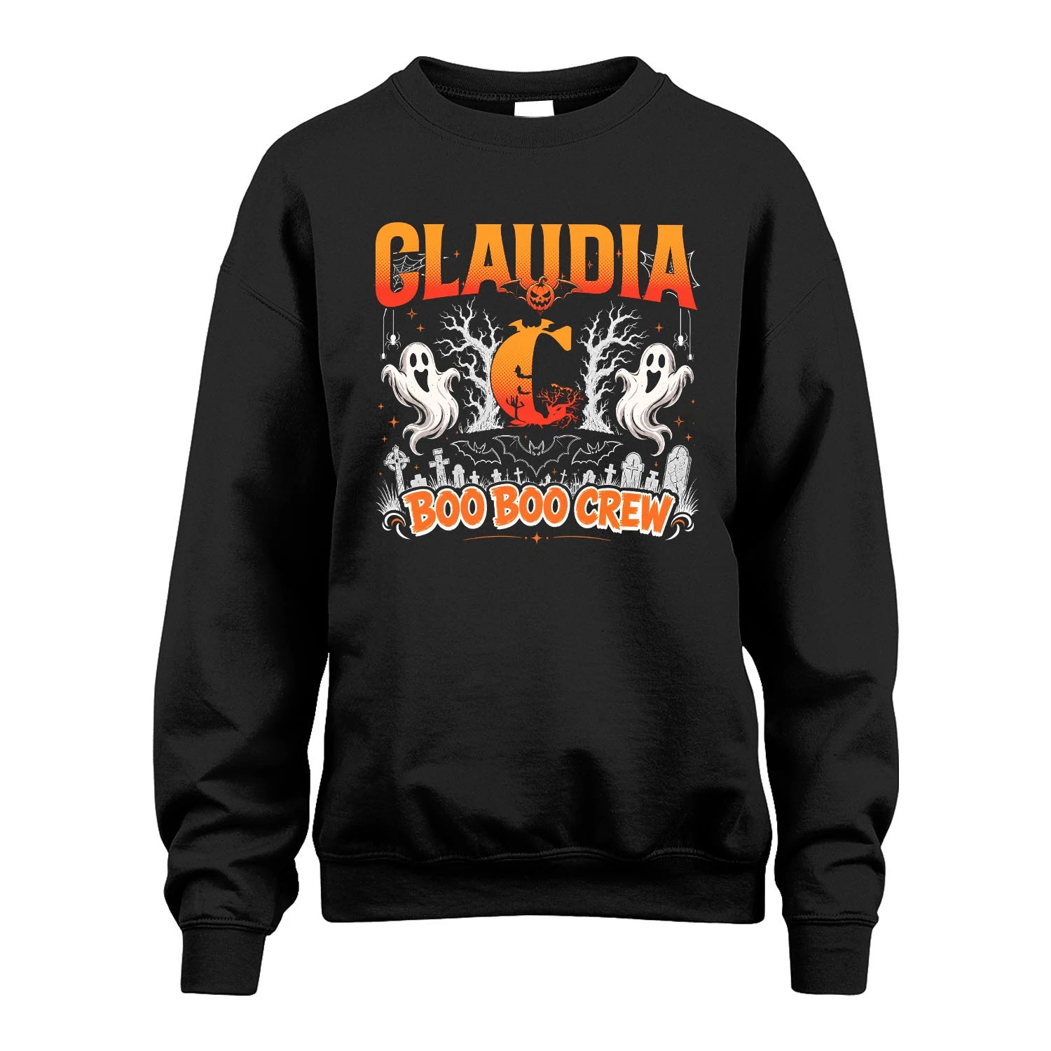 Boo Boo Crew Halloween Custom Name Shirt CLAUDIA M1-28