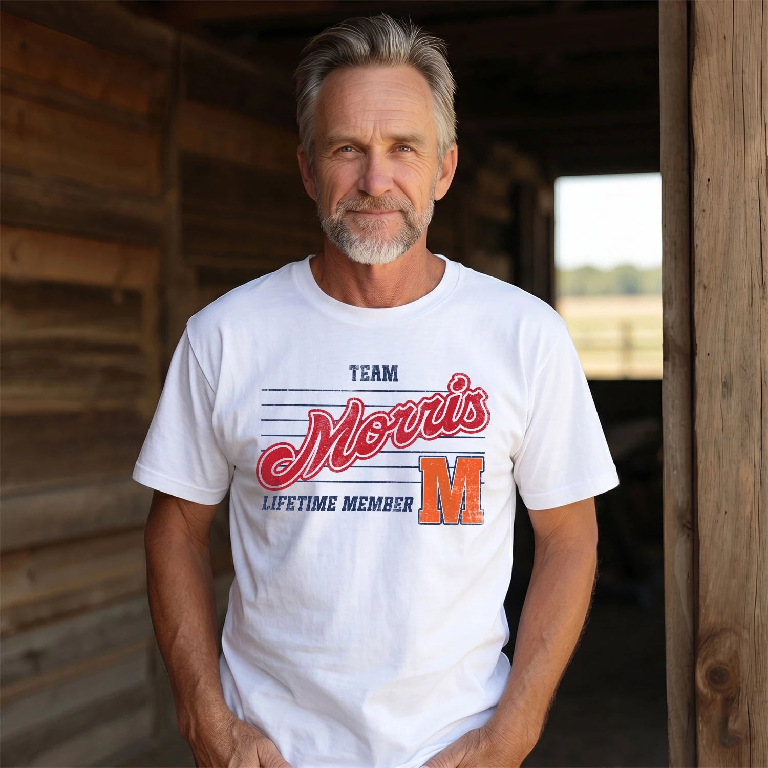 Team Your Name Lifetime Member Vintage Shirt MORRIS M1-24