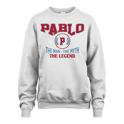 The Man The Myth The Legend Jet Style Shirt PABLO M1-9