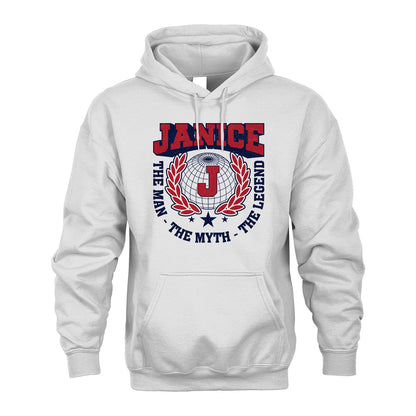 The Man The Myth The Legend Logo Shirt JANICE M1-30